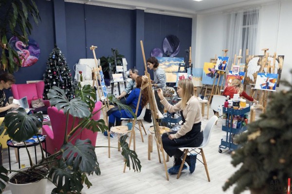 Мастер-класс &laquo;Картина за 1 занятие&raquo; в студии рисования Art Studio 8