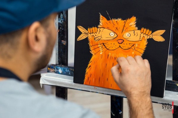 Мастер-класс &laquo;Картина за 1 занятие&raquo; в студии рисования Art Studio 8