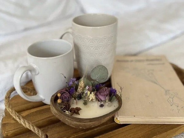 Мастер-класс по созданию ароматной натуральной свечи в кокосе в студии Artista Handmade