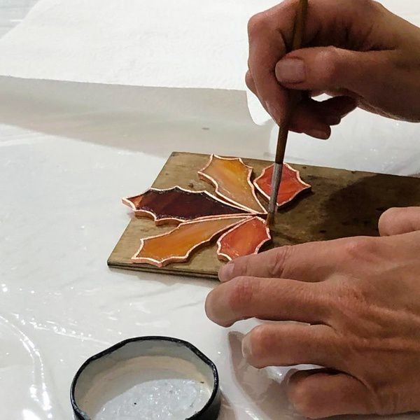 Мастер-классы по мозаике и витражу Тиффани в студии Artista Handmade