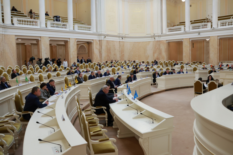 Законодательное Собрание обсуждает рекордную корректировку бюджета Петербурга