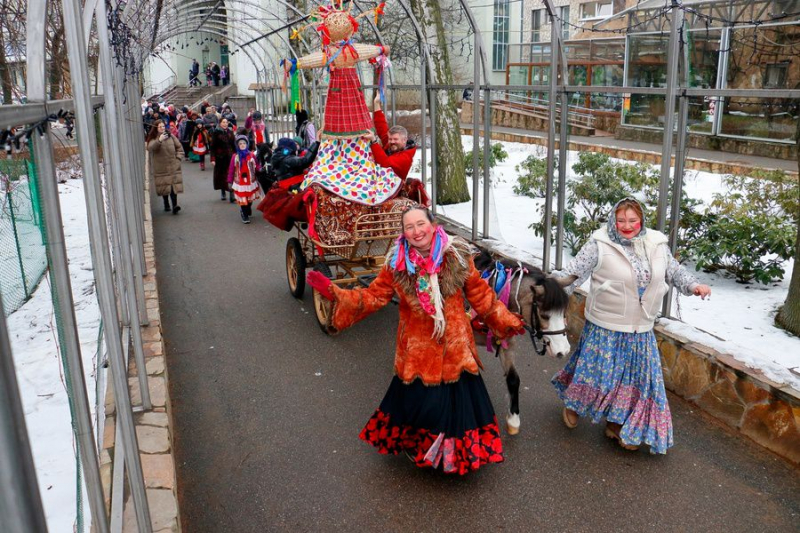 Масленица в Ленинградском зоопарке