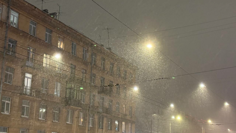 Самая холодная ночь в СПб в феврале 206