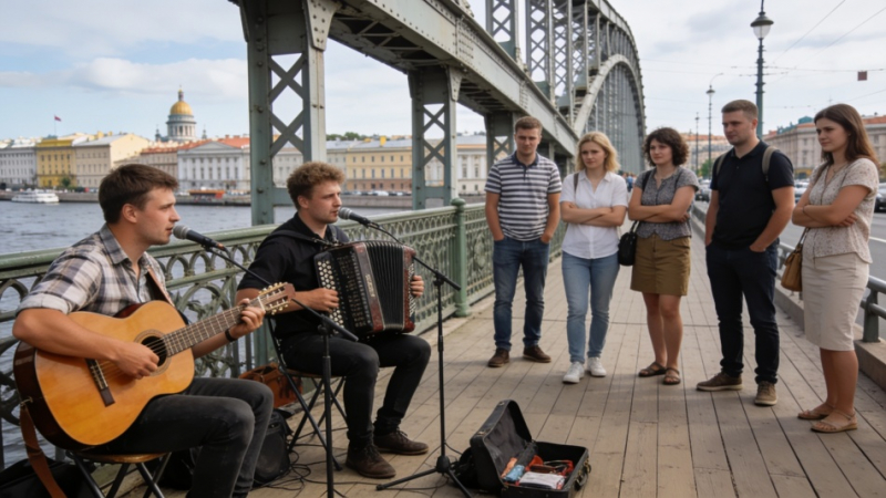 Петербургские мосты стали концертными площадками: как в городе проходит музыкальный фестиваль