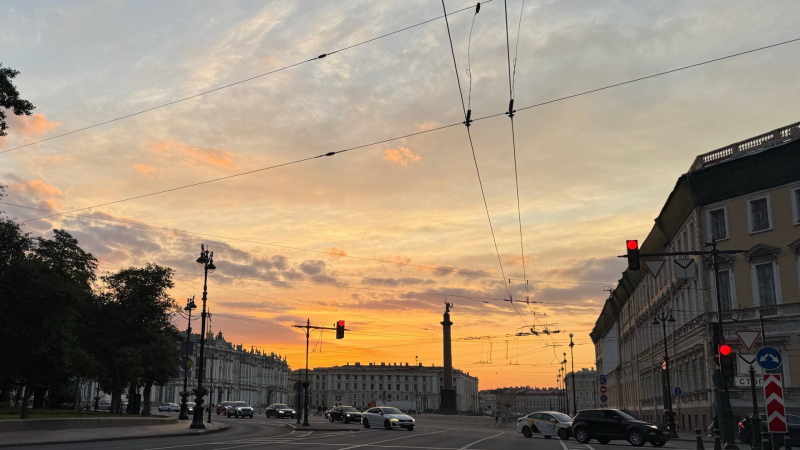 Погода в первую декаду августа выдалась в Петербурге неоднозначной